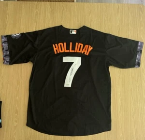 JACKSON HOLLIDAY SIGNED BALTIMORE ORIOLES JERSEY BAS BECKETT - Picture 1 of 6