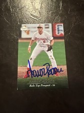 1995 Upper Deck Minor League Top Prospect - #95 Aaron Boone (RC) Signed Auto