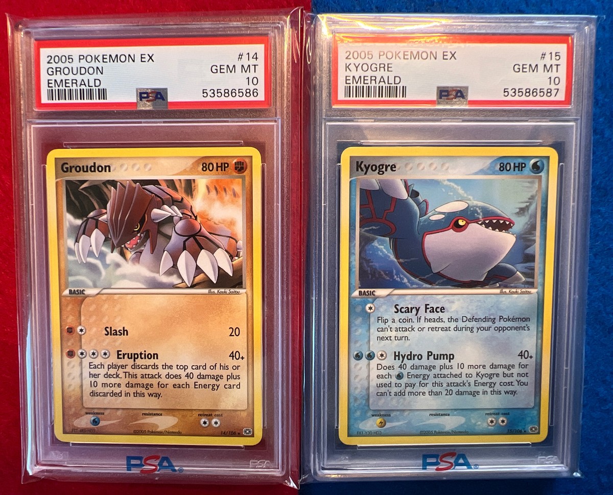 Kyogre Pokémon TCG Professional Sports Authenticator (PSA Kyogre Pokémon TCG Professional Sports Authenticator (PSA
