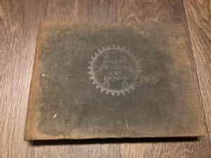 Antique Book 1919 ROGERS' DRAWING & DESIGN Williams Rogers INDUSTRIAL GRAPHICS - Picture 1 of 15