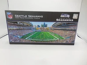 NFL Seattle Seahawks 1000 Piece Panoramic Puzzle NEW 39"x13" - Picture 1 of 6