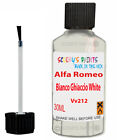Paint For Alfa Romeo Giulietta Bianco Ghiaccio White Code Vv212 Car Touch Up