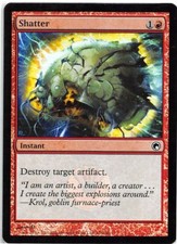 Shatter *FOIL Common* Magic MtG x1 Scars of Mirrodin SP