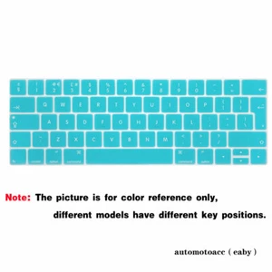 For Macbook Pro 13'' A1706/A1989/A2159 15'' A1707/A1990 EU Color Keyboard Cover - Picture 1 of 115