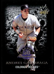 Andres Galarraga 1998 Leaf Fractal Materials #169 #/3250 NMT - Picture 1 of 2