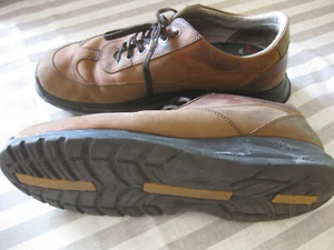 Schuhe Herren Größe 9,5 Yellomiles Halbschuhe Schnürschuhe Wildleder Braun - Bild 1 von 6