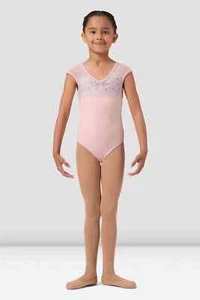 Mirella Dance by Bloch Mädchen Mütze Ärmel Trikot, rosa, Größe Alter 8 bis 10 Jahre - Bild 1 von 3