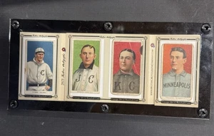Autógrafos históricos 2021 triple carpeta T205 CLYMER, MERRITT, HALLMAN, PICKERING - Imagen 1 de 6