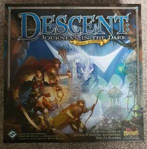 Descent Journeys in the Dark 2nd Edition Base Game Fantasy Flight 100% Complete - Picture 1 of 9