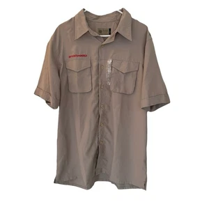 NWT Men's Boy Scouts of America Uniform Button Up, Labeled "L", Measures 2X - Picture 1 of 9