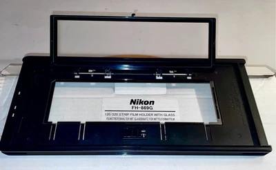 Nikon FH869G mit Filmstreifenhalter und Masken für Mittelformat - Bild 1 von 3