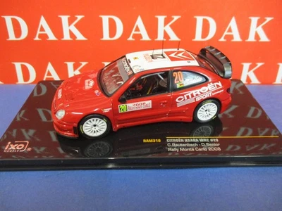 Die cast 1/43 Modellino Auto Citroen Xsara WRC Rally Monte Carlo 2008 Rautenbach - Immagine 1 di 4