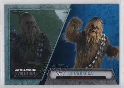 2016 Topps Star Wars Evolution Blue Lightsaber Chewbacca Kashyyyk Warrior 0o9 - Image 1 of 3