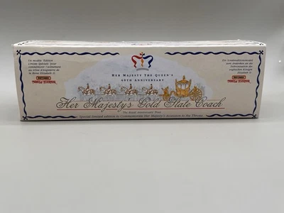 Matchbox Models of Yesteryear Her Majesty's Gold State Coach 1991 NEW - Image 1 of 3