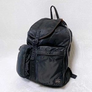 Porter Tanker Rucksack schwarz Kordelzug eingestellt gebraucht - Bild 1 von 15