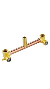 SmarteX-P 200mm Brass Right Angled Recessed Breech - Picture 1 of 2