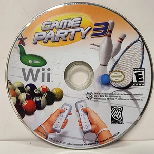 Game Party 3 - Nintendo Wii - 19 Hit Games - Disk Only Tested - Picture 1 of 7