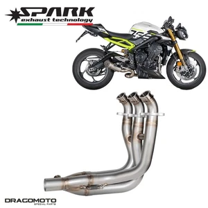 TRIUMPH STREET TRIPLE 765 RS ABS 2017-2023 Collettore SPARK Racing GTR8502 - Picture 1 of 8