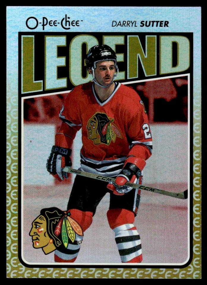 2009-10 O-Pee-Chee MARQUEE LEGEND FOIL Darryl Sutter Chicago Blackhawks #560 - Image 1 of 2