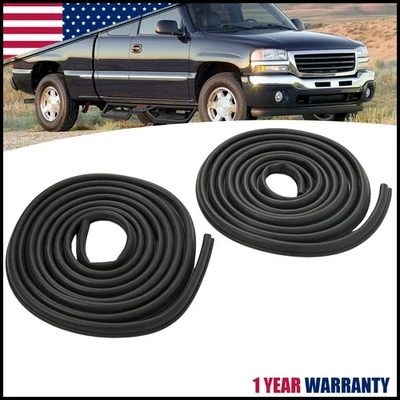 New Extended Cab Door Seal SET Weatherstrip For Silverado Sierra X-Cab 2000-2006 - Image 1 of 4