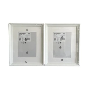 Ikea Knoppang Rectangular Frame Set Of 2 White 8 X 10 Inch 704.272.78 - Picture 1 of 6