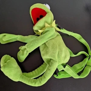 Disney The Muppets Kermit The Frog Backpack Bag Plush 2012 - Picture 1 of 13