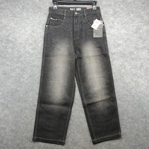 VTG South Pole Jeans Youth Boy's Size 12 Black Wash Dynamic Equipment - NWT - Picture 1 of 12