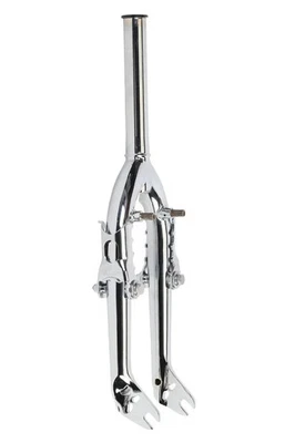 Haro Lineage 990 Forks w/folding flip up pegs - Chrome - 1 1/8 - New in box -RAD - Image 1 of 4