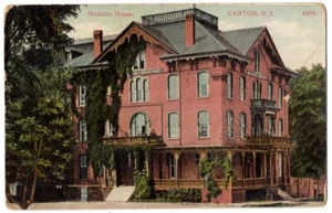 HODSKIN HOUSE VINTAGE CANTON NY POSTAL 1910 0823 21 Q - Imagen 1 de 2