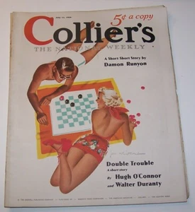 1936 JULY 11 Collier’s Magazine: Double Trouble - Under Your Own Power - Imagen 1 de 1