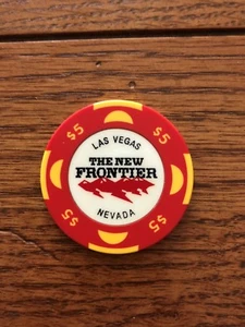 THE NEW FRONTIER HOTEL AND CASINO Las Vegas Nevada NV Obsolete Poker Chip - Picture 1 of 2