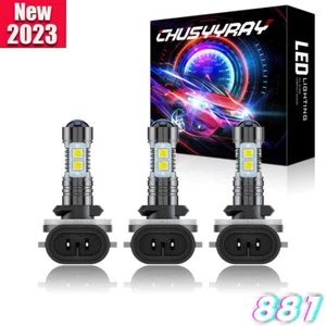 For Polaris Sportsman 500 550 570 600 700 800 850 3X 881 LED Headlight Bulbs Kit - Picture 1 of 9