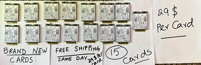 15 pcs Dell Latitude 5420 5424 7424 T77W968 DW5821e Snapdragon X20 LTE PH6K2 - Image 1 of 3