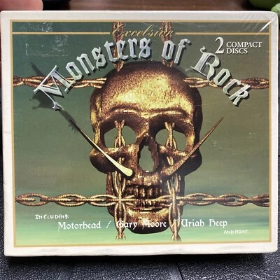 NEW SEALED-Monsters Of Rock - Motorhead Gary Moore Uriah Heep 2-CD Set Foto 1 de 4