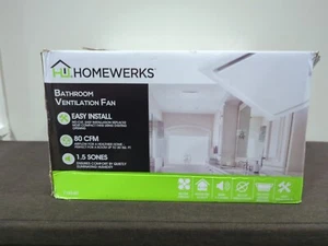 Ventilador de baño Homewerks 80 CFM solo escape 7140-80 - Imagen 1 de 3