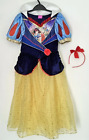 👑 New Rubies Girls Disney Princess Snow White Fancy Dress Costume Age 7-8 Years