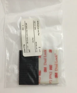 3M 1" x 1.77" Dual Lock Dual Locking Tape MP pack of 2 total of 4 strips - Picture 1 of 2
