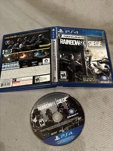 Tom Clancy's Rainbow Six Siege (PlayStation 4 PS4, 2015) No Manual - Picture 1 of 2