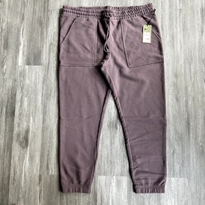 New Goodfellow Mens Tapered Jogger Pants Sweatpants Purple Size XL - Picture 1 of 11