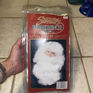 Christmas Santa Claus Wig and Beard Set 1998 - Picture 1 of 4