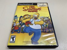 THE SIMPSONS GAME PLAYSTATION 2 PS2 VIDEO GAME *FULLY FUNCTIONAL*