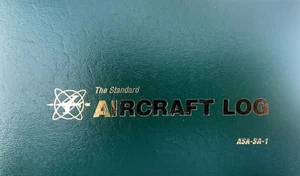  ASA AIRCRAFT LOGBOOK in GREEN SOFTCOVER p/n ASA-SA-1 - Bild 1 von 2