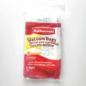 Rubbermaid Vacuum Bags U Style Eureka Bravo & Powerline White-Westinghouse - Picture 1 of 4