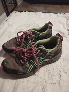 Asics Gel-Venture 5 Black Pink Gray Athletic Running Shoes T5N8N Women size 7 - Picture 1 of 6