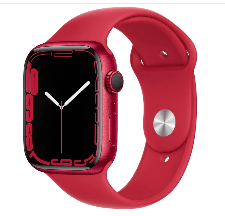 Apple Watch Series 7 MKN93LL/A A2474 45mm Aluminum Red Case GPS only - Image 1 of 1