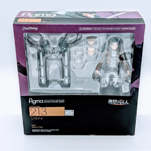Max Factory figma Attack on Titan Levi Ackerman Action Figure Japan New Cover