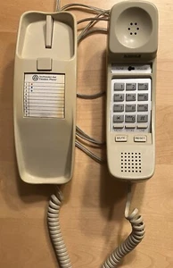 Vintage Bell System Model 2570 Push Button Beige Desk or Wall Telephone, Works - Picture 1 of 6