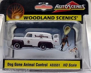 Woodland Scenics HO/HOn3 Dog Gone Animal Control (5551) - Picture 1 of 2
