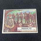 1962 Topps Civil War News Card #39 GENERAL LEE Vintage années 60 cartes à collectionner