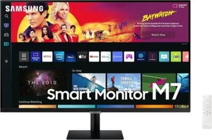 Samsung Smart Monitor M7 Flat 32'' 3840x2160 UHD 4K Airplay Mirroring noir - Photo 1/3
